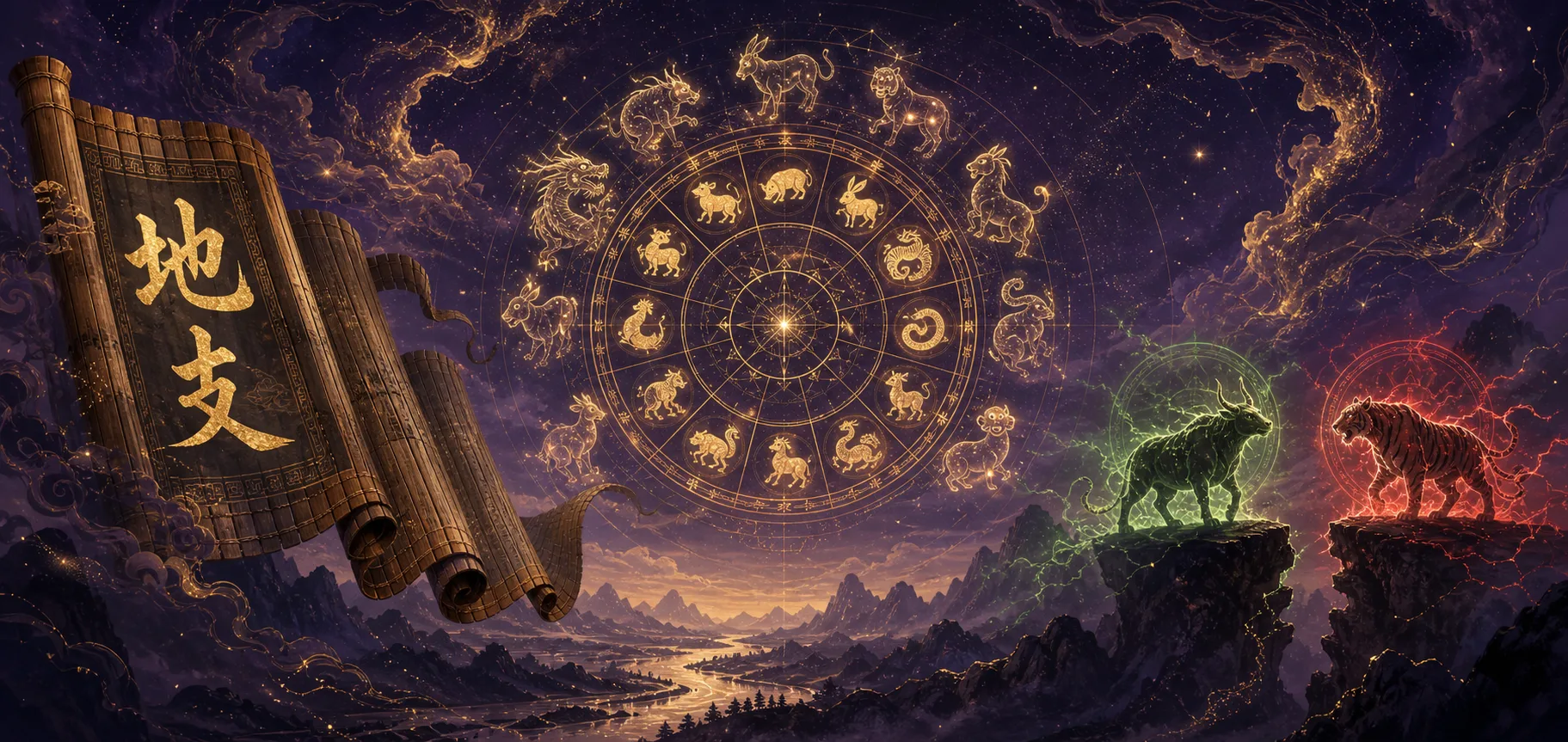 Earthly Branch Relations in Chinese Astrology - Hidden Forces