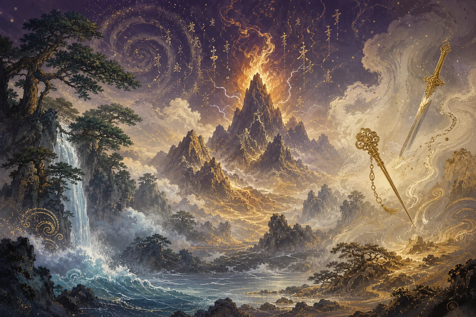 NaYin Elements in Chinese Astrology - Poetic Subtypes Illustration