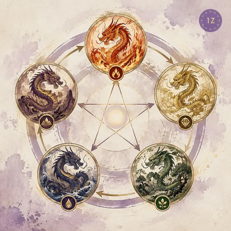2026 Fire Horse year forecast chart for the Fire Dragon showing seasonal energy cycles