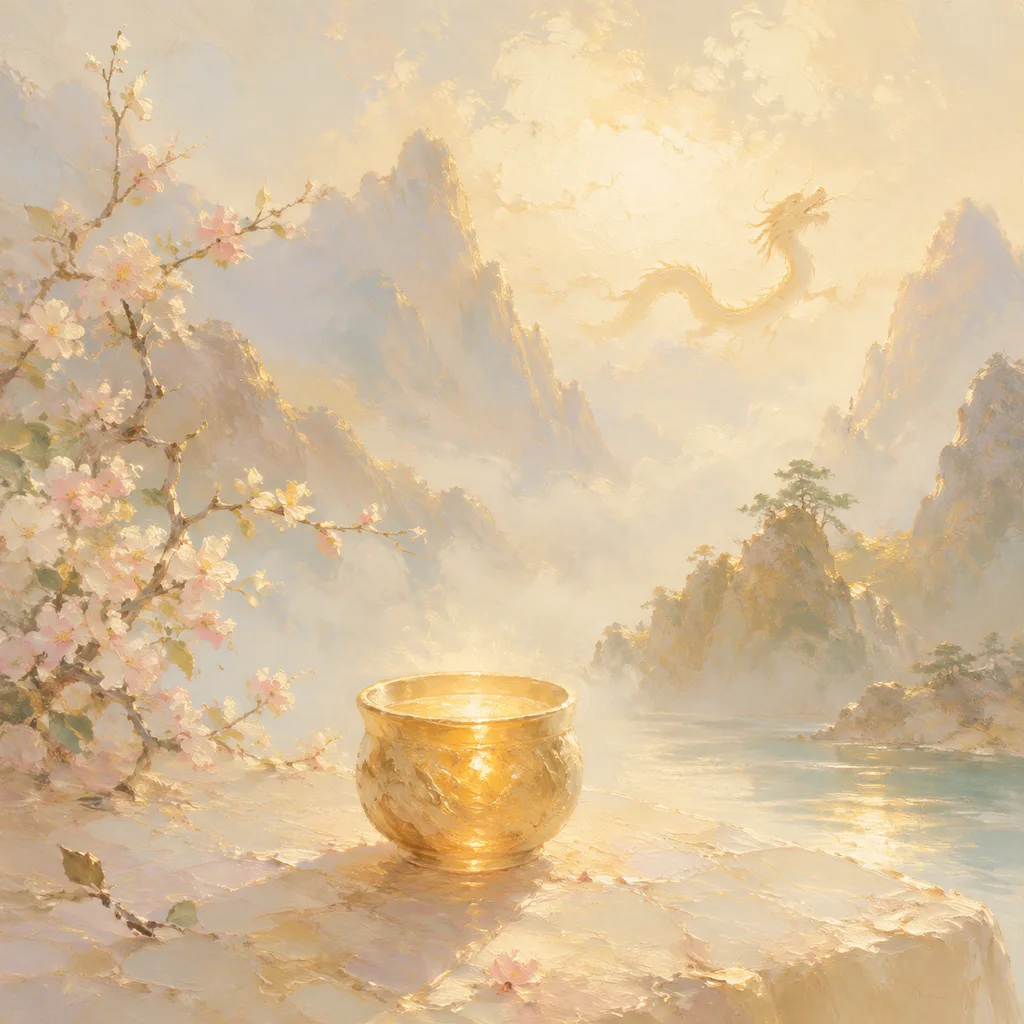 Year of the Dragon 1940 - 庚辰 Wax Metal - Chinese Zodiac Concept Illustration