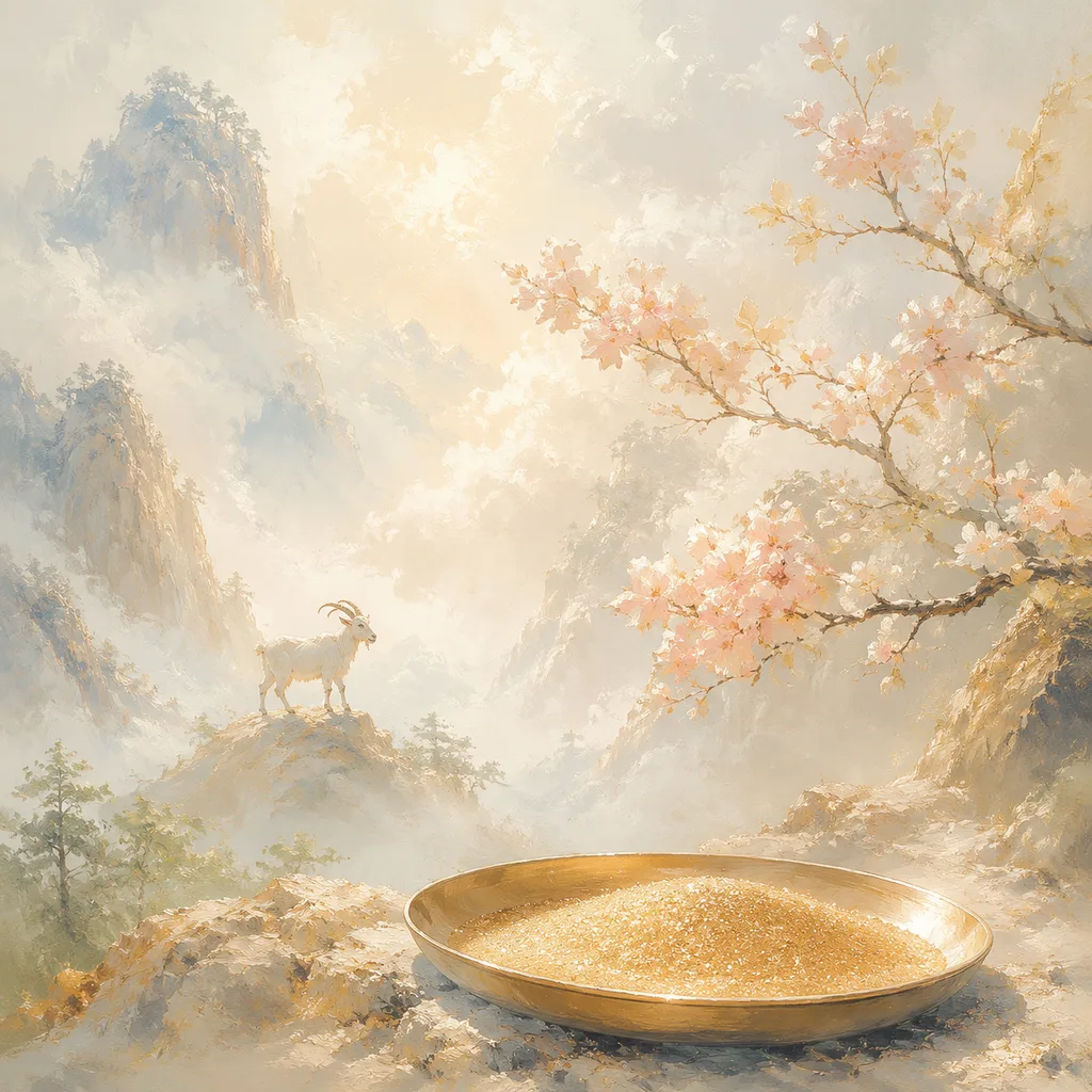 Year of the Goat 2015 - 乙未 Sand Metal - Chinese Zodiac Concept Illustration