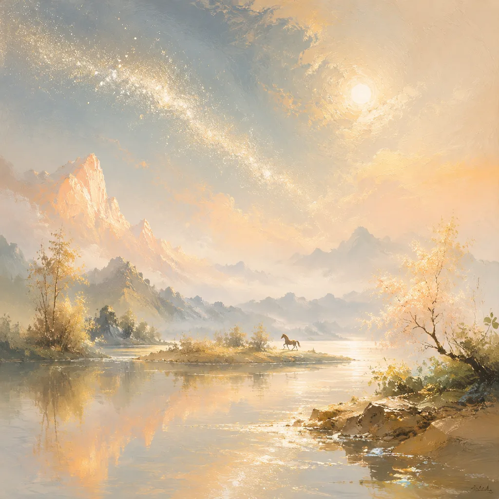 Year of the Horse 2026 - 丙午 Heavenly Water - Chinese Zodiac Concept Illustration