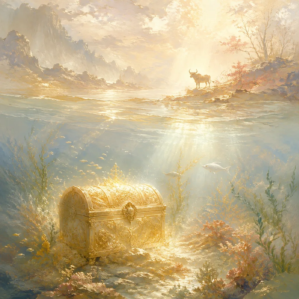 Year of the Ox 1925 - 乙丑 Sea Metal - Chinese Zodiac Concept Illustration