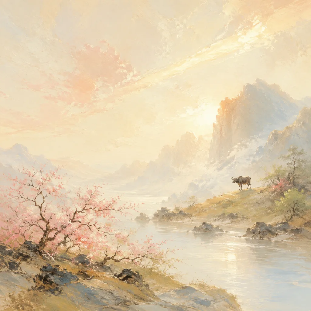 Year of the Ox 2009 - 己丑 Lightning Fire - Chinese Zodiac Concept Illustration