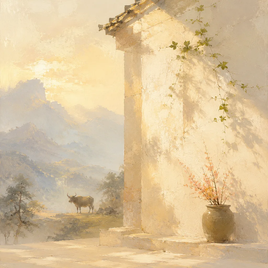 Year of the Ox 2021 - 辛丑 Wall Earth 2 - Chinese Zodiac Concept Illustration