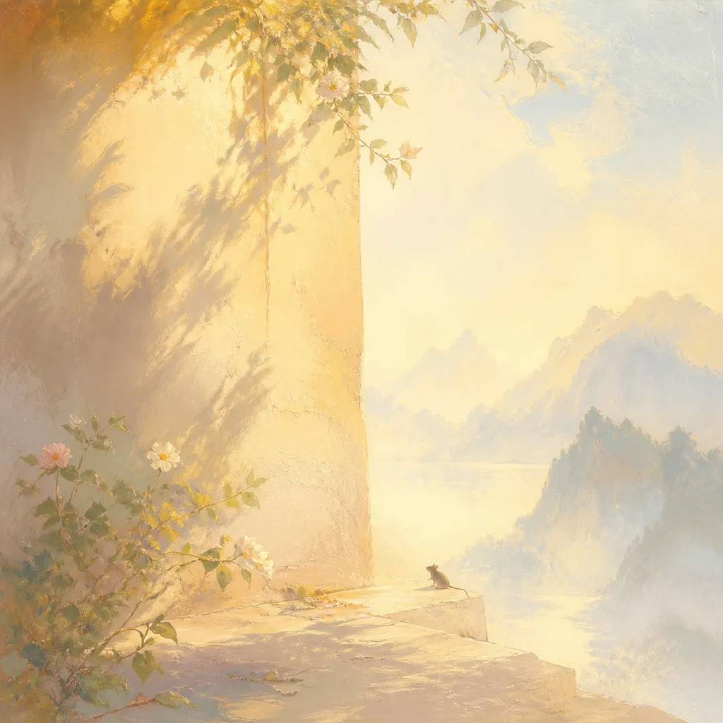 Year of the Rat 1960 - 庚子 Wall Earth 2 - Chinese Zodiac Concept Illustration