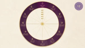 Five rats rule wheel with twelve double-hour segments and five opening marks