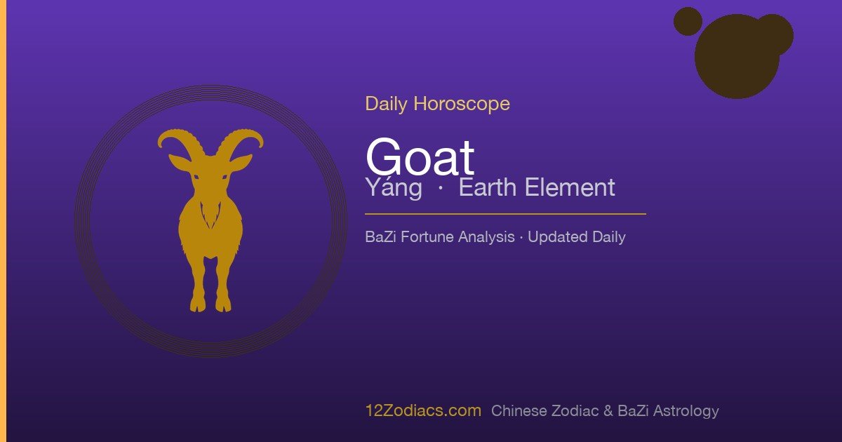 Goat Horoscope Today — Daily, Weekly & Monthly | 12Zodiacs